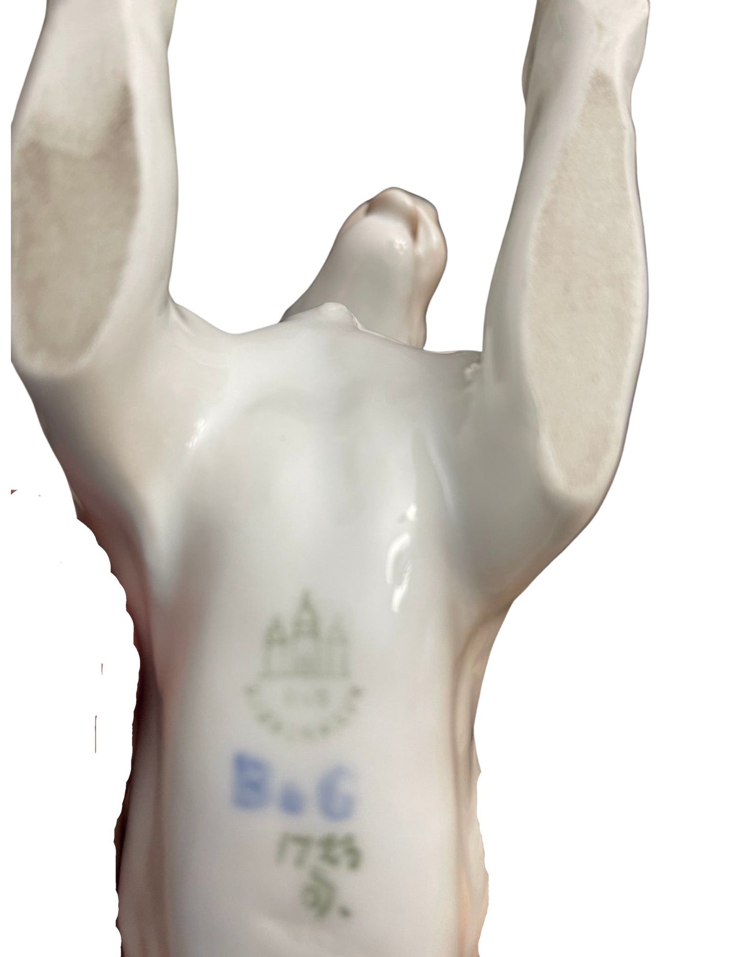 Large Bing & Grondahl / B & G Porcelain Figurine, Smooth Haired Fox Terrier