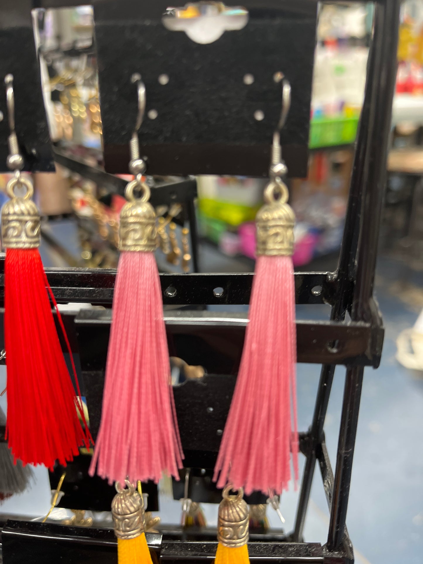 Pink dangles