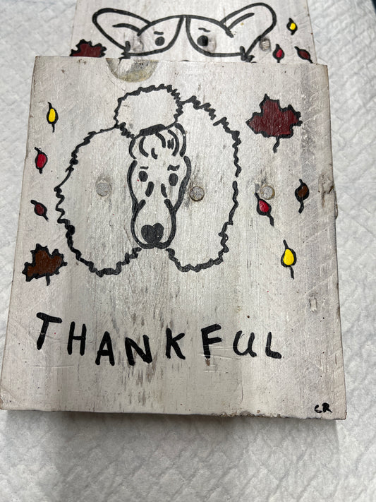 thankful poodle