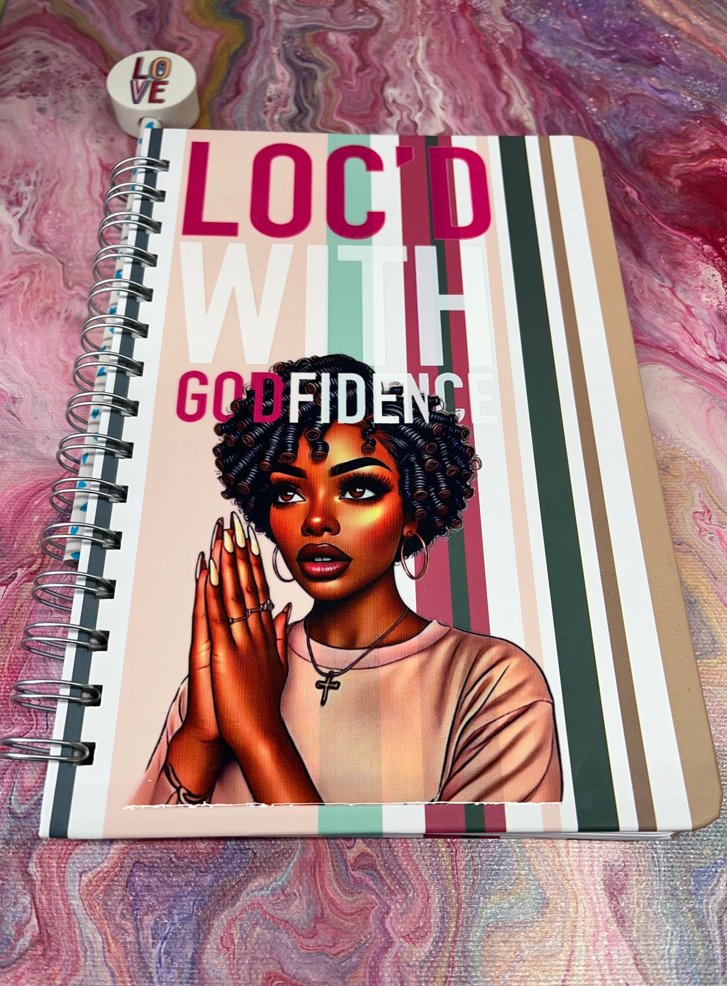 Loc'd with confidence notebook