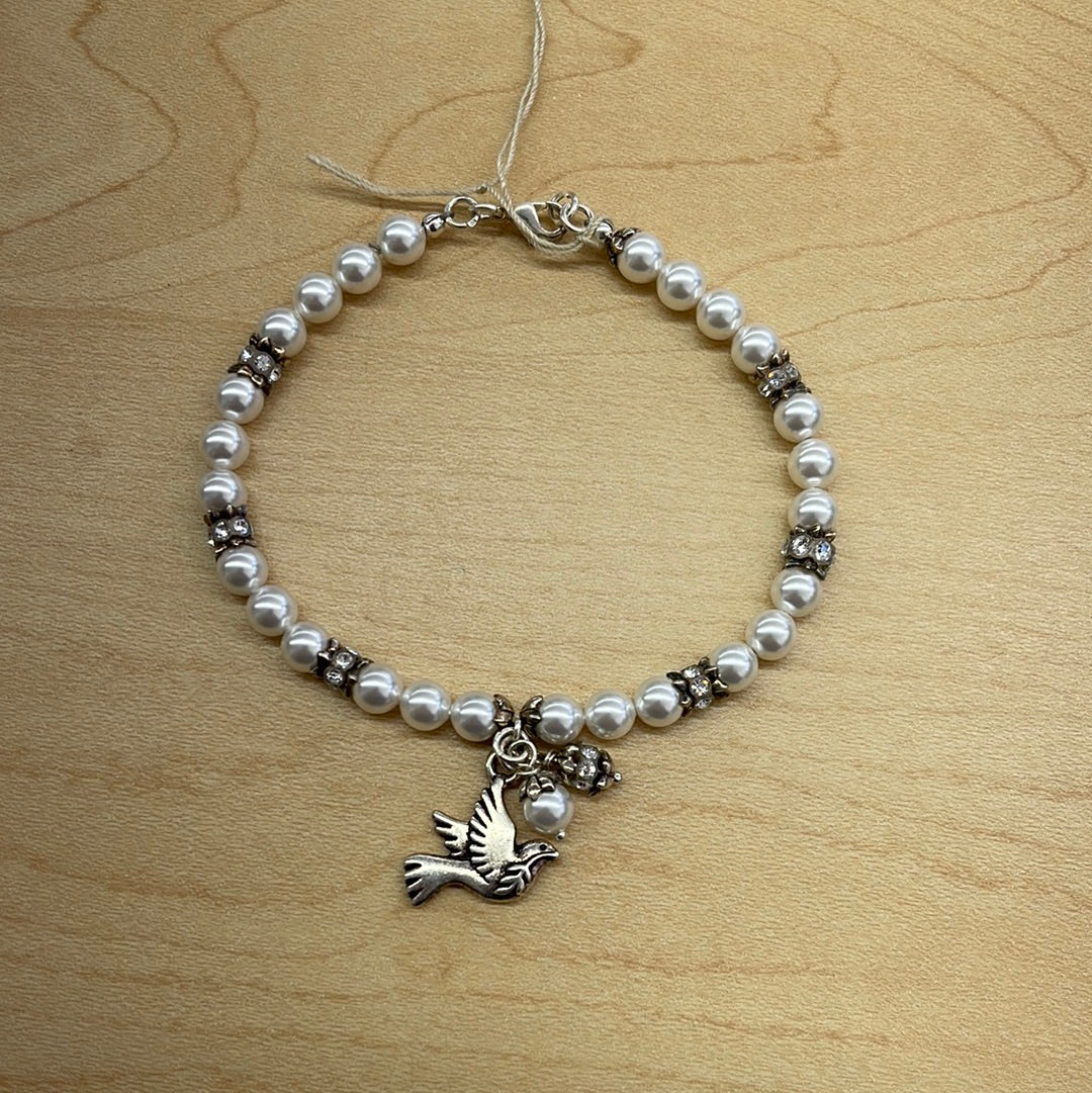 White dove bracelet