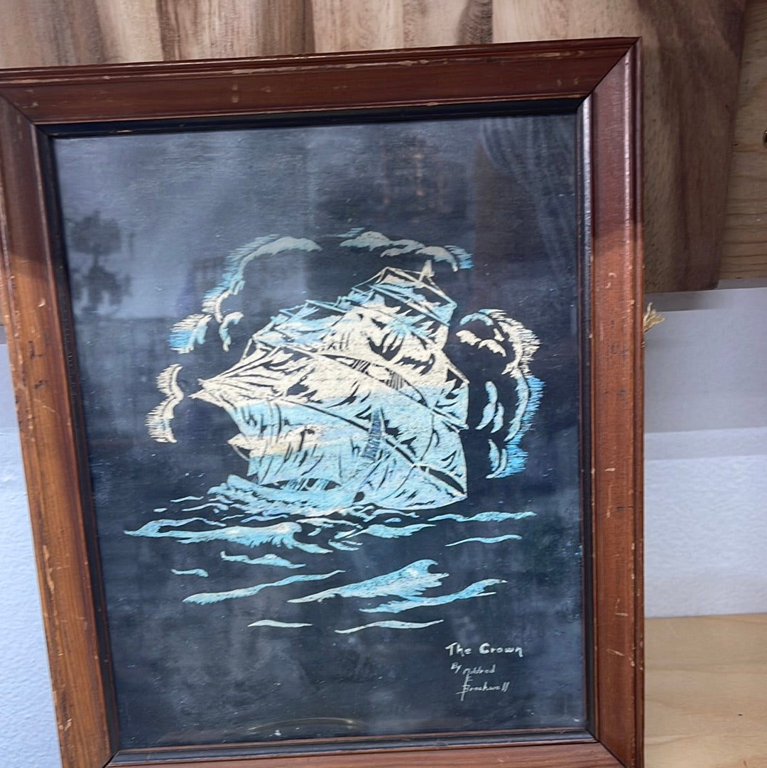 Scratch Art "The Crown"