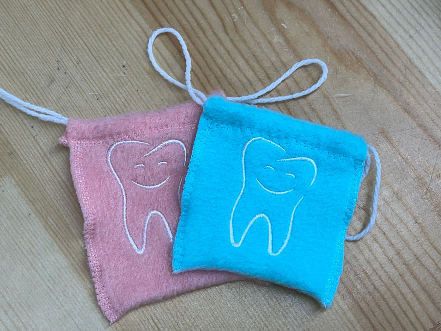 tooth bag pink