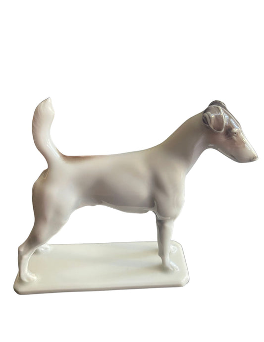 Rosenthal porcelain standing smooth fox terrier