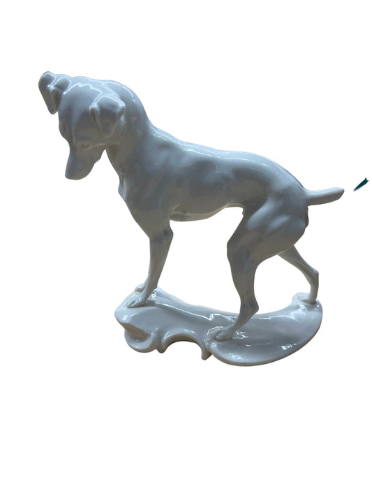 1908 Nymphemburg Standing Fox Terrier