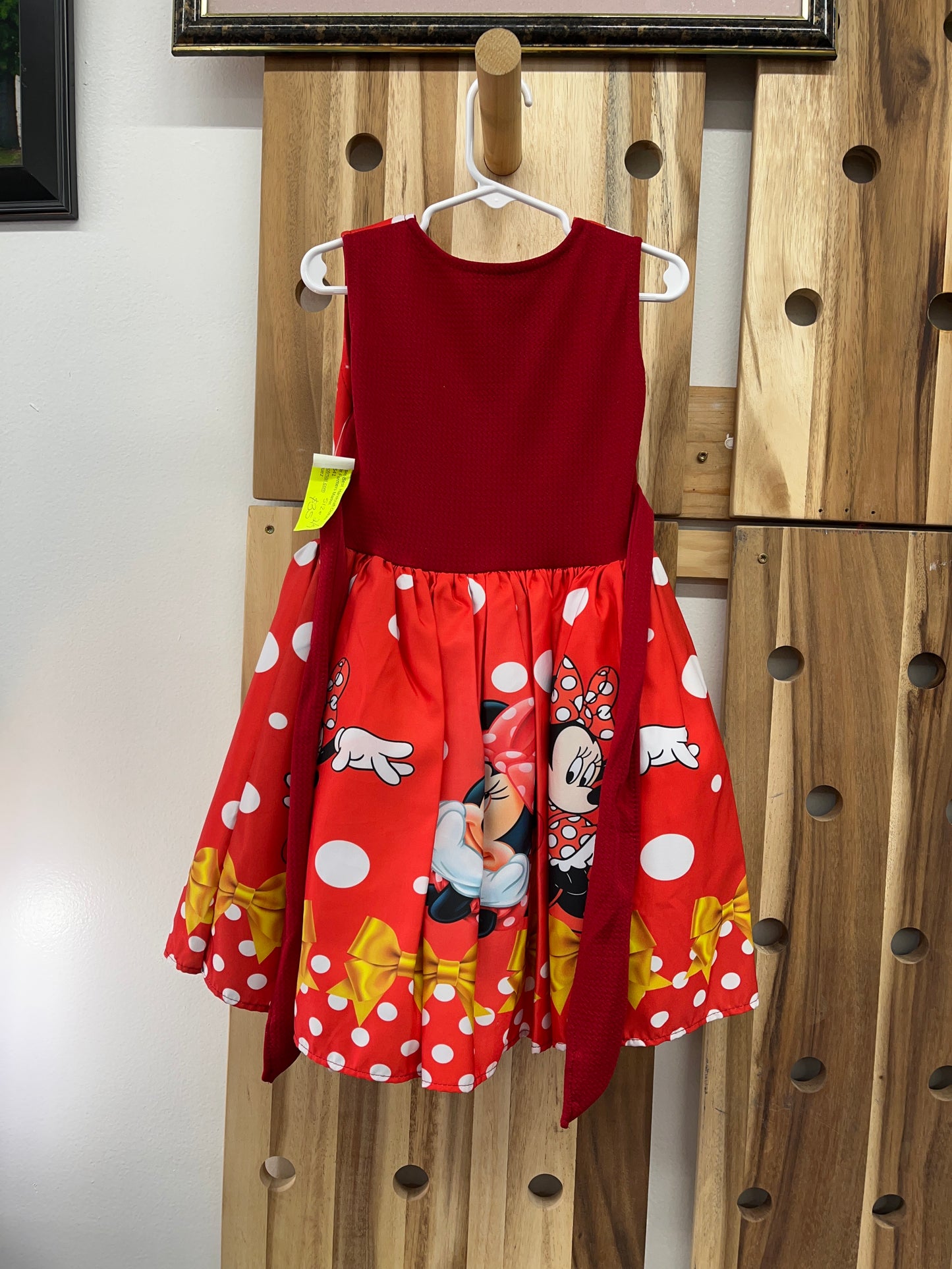 Mini Mouse Kids Dress with Polka Dots