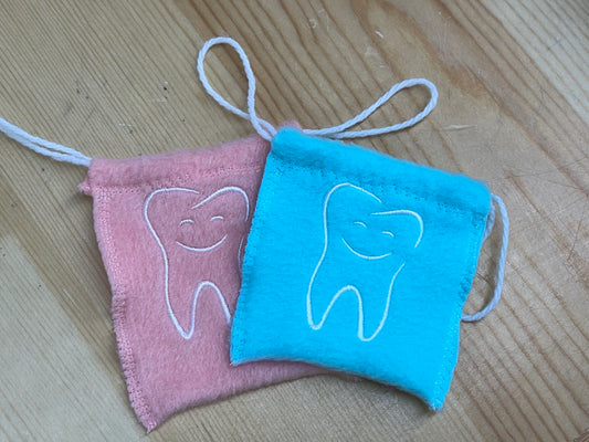tooth bag pink